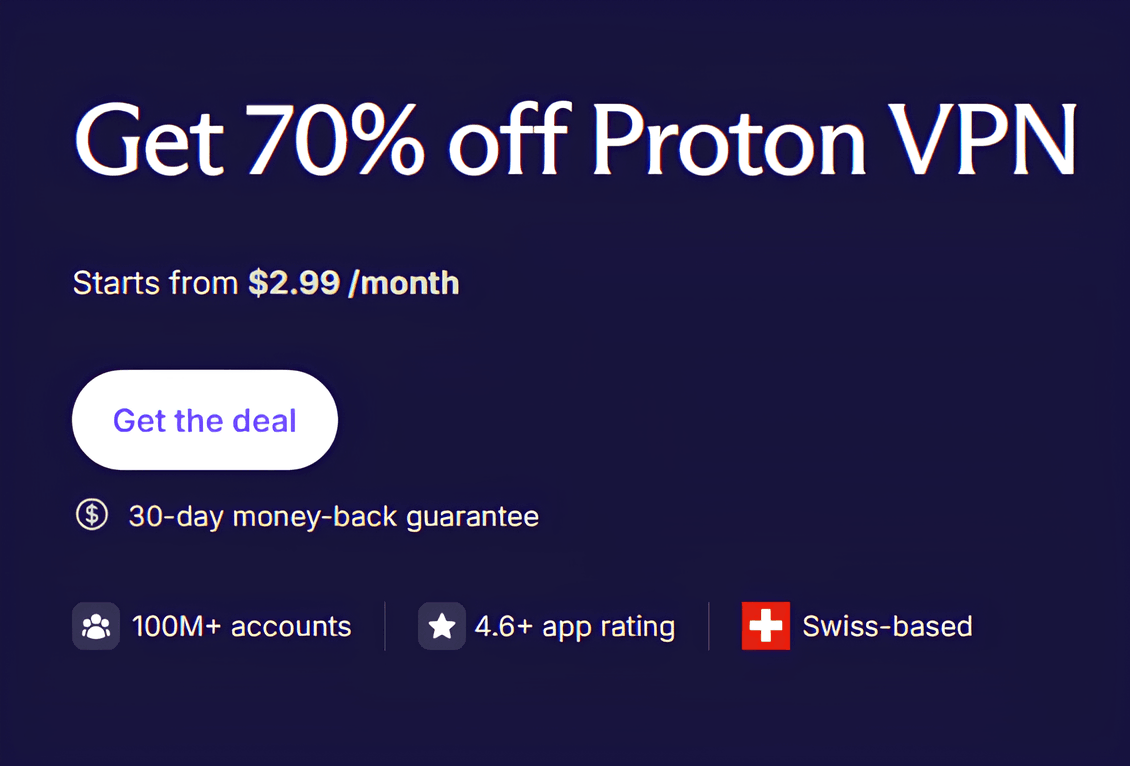 Proton VPN sign up